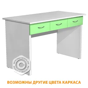 стол рабочий металлический (столешница сталь) слм-3.1