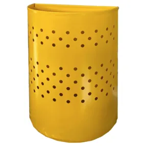 металлическая урна для бумаг с перфорацией