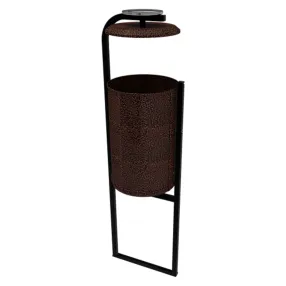 урна уличная «космос» 21л. с крышкой, вкапываемая