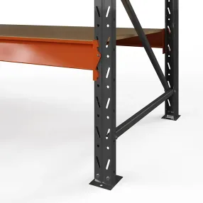 стеллаж оптима 3000х2500х785 (4 яруса, настил фанера)