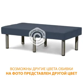 банкетка трехместная бо-5/3 (кожзам эконом черный)