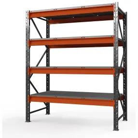 стеллаж оптима 3500х2500х785 (4 яруса, настил металл)