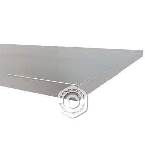 столешница из фанеры 30 мм + чехол из нержавеющей стали 1 мм (ширина 1500 мм)