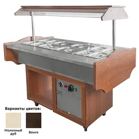 мармит 2-х блюд «шведского стола» мэп-2б-шс (венге)