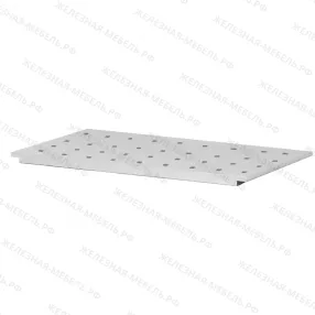 полка перфорация шзкп - 1000х500 (нерж. сталь, двери расп. / двери-купе)