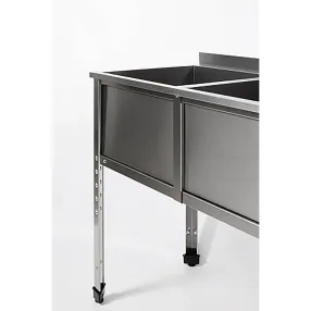 ванна моечная трехсекционная с бортом вмс-3/5-б-эн