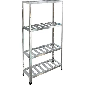 стеллаж производственный с решетчатой полкой стпр-6/3-эц