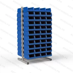 стеллаж двусторонний №118 (1835х950х760)