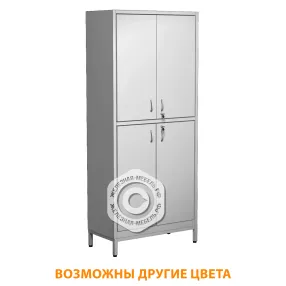 шкаф лабораторный шмл-4 (корпус металл серый)