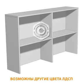 надстройка для стола или тумбы н-2 (лдсп серый)