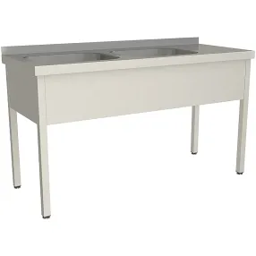 ванна моечная цельнотянутая вмц-2/13/6-бл