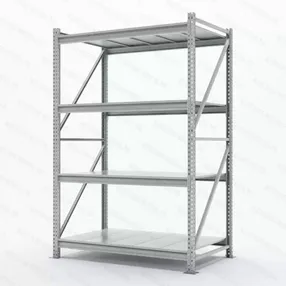 стеллаж сфм 2000х1250х800 (4 яруса с настилом) ral