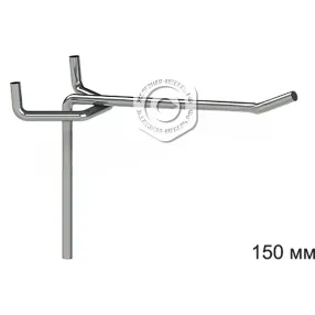 крючок на торговую панель одинарный без ценникодержателя