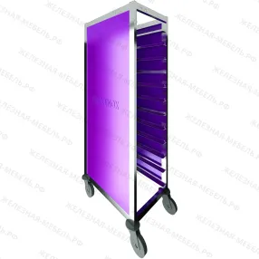 тележка-шпилька под подносы тшcзпп-12-40/20-304/325-360