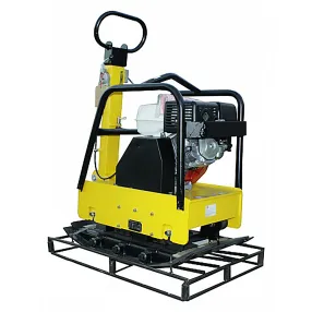 виброплита бензиновая с-330 с двигателем honda, реверсивная