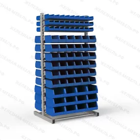 стеллаж двусторонний №138 (1835х950х760)