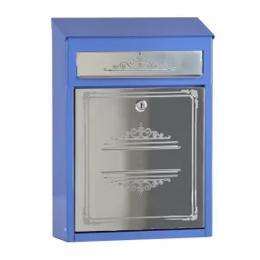 почтовый ящик «элит дизайнерский» (голубой)