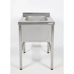 ванна моечная односекционная цельнотянутая с бортом вмц-1/5/6-б