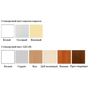 шкаф лабораторный шпл-1 (корпус лдсп серый, каркас серый)