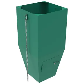 гаситель скорости металлический зеленый, с цепями