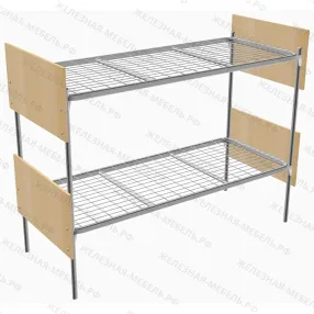 кровать двухъярусная «комбинированная-2» к632с ложе 1900х700, закругл, сетка 100х60, 2 перемычки