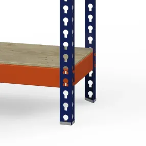 стеллаж металлический профи-т 2000х1845х770 (4 полки из фанеры)