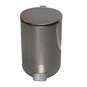 урна с педалью 20л (хром)