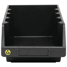 ящик пластиковый практик esd 500x230x150 антистатический