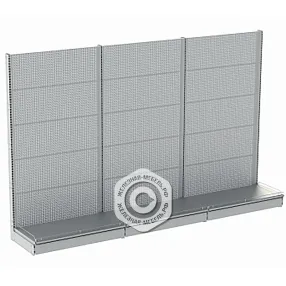 стеллаж торговый перфорированный 25 серия