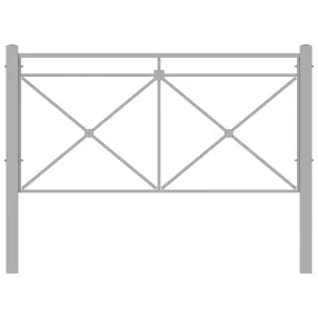 ограждение пешеходное по-1 секция тип 2, стойка 60х60 несъемная, порошковая окраска