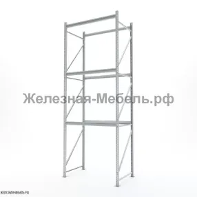 стеллаж сфм 3500х1250х800 (3 яруса без настила) ral