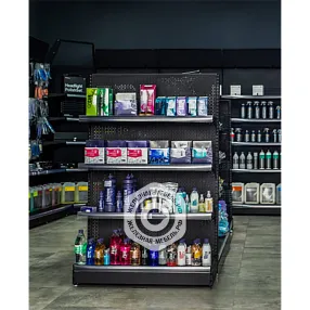 стеллаж торговый перфорированный торцевой 25 серия