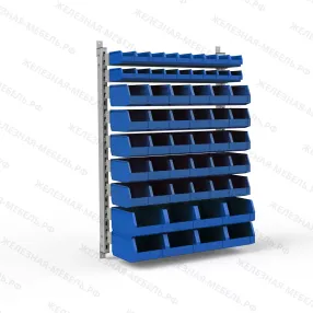 стеллаж настенный №187 (1370х950х63)