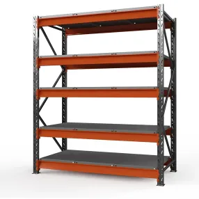 стеллаж оптима 2500х2500х785 (5 ярусов, настил металл)