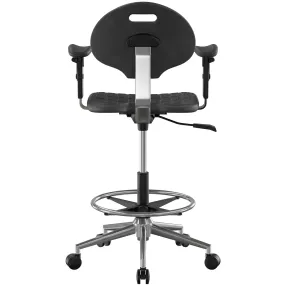 кресло промышленное icс-2rа (с подлокотниками)