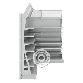 стеллаж торговый внутреннего угла пурина 25 серия