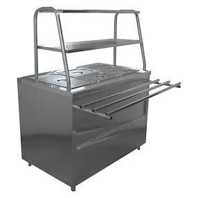 мармит 2-х блюд паровой лира-профи мэп-2б/лп-01