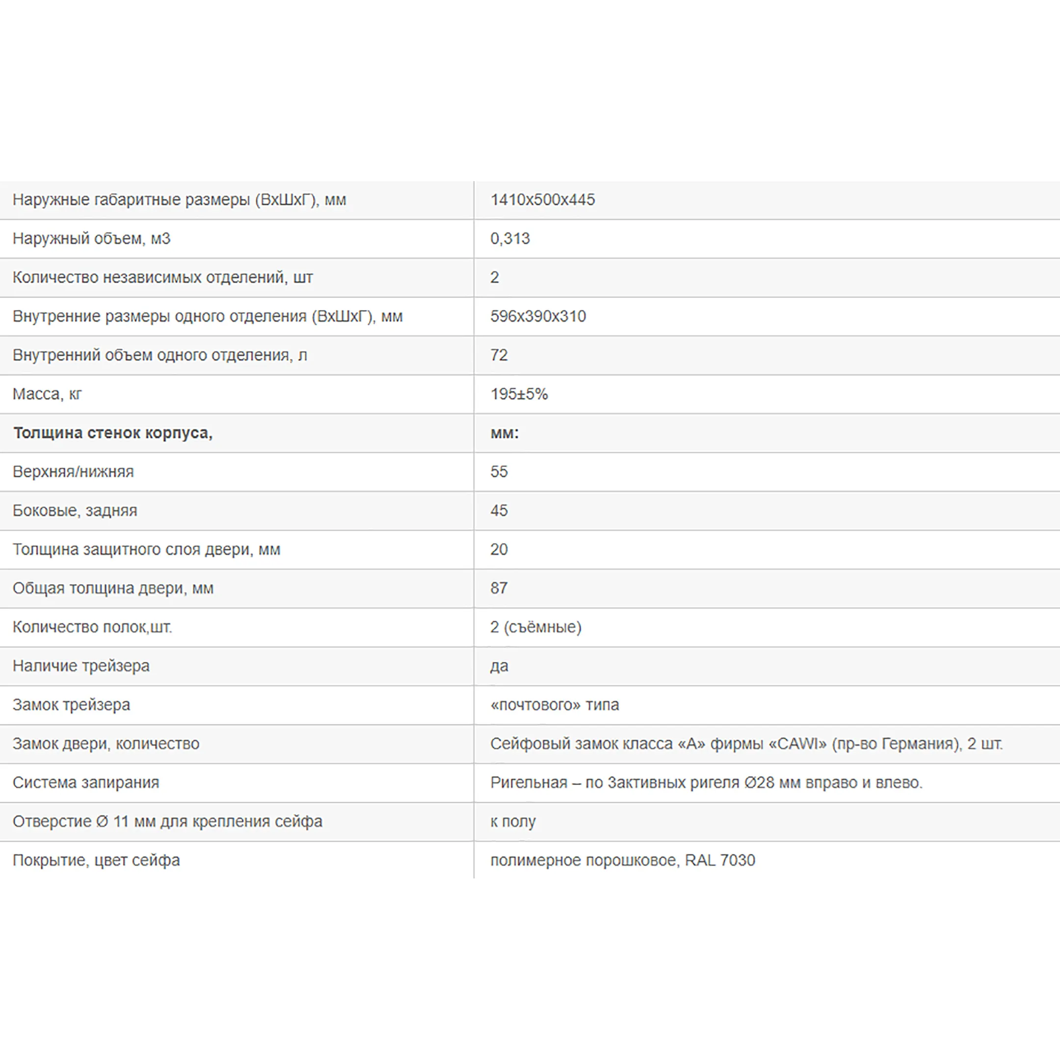 сейф кз-233 т