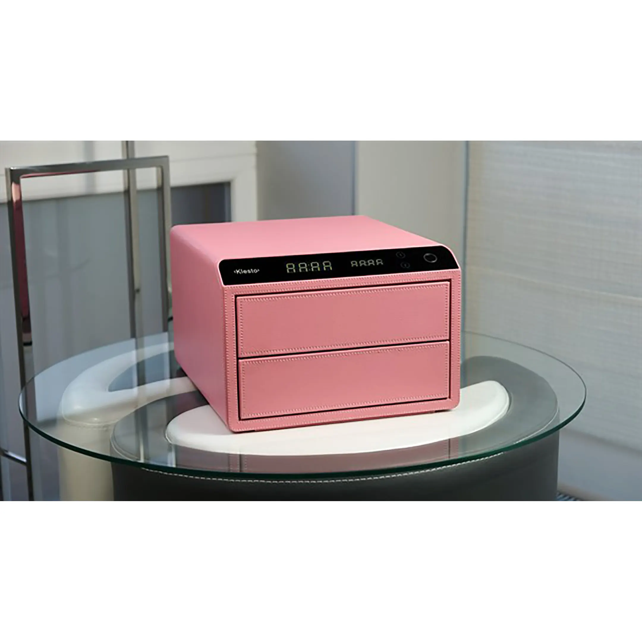 сейф мебельный klesto smart js2, цвет пудровый розовый