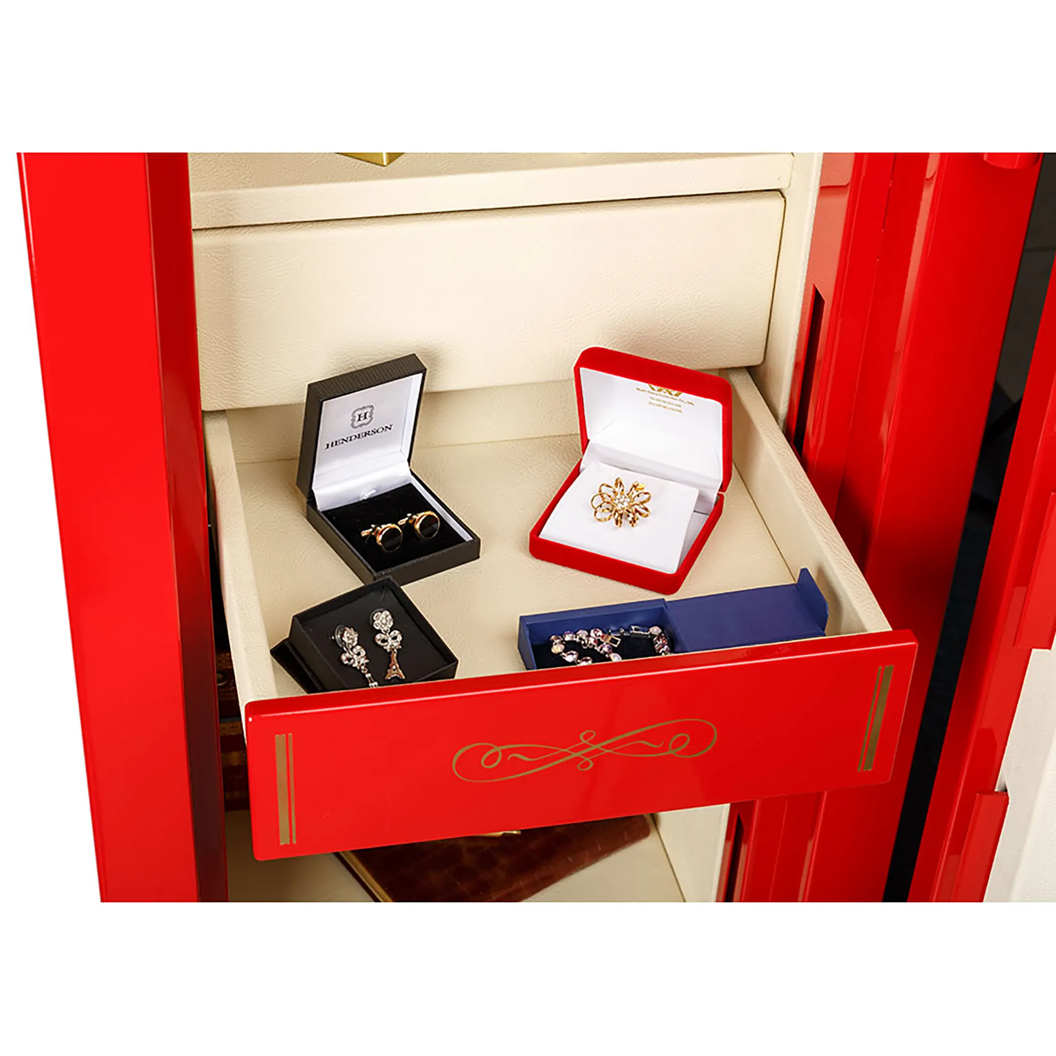 сейф valberg рубеж 99 el gold (красный)