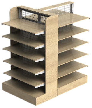 Торговые стеллажи из ЛДСП