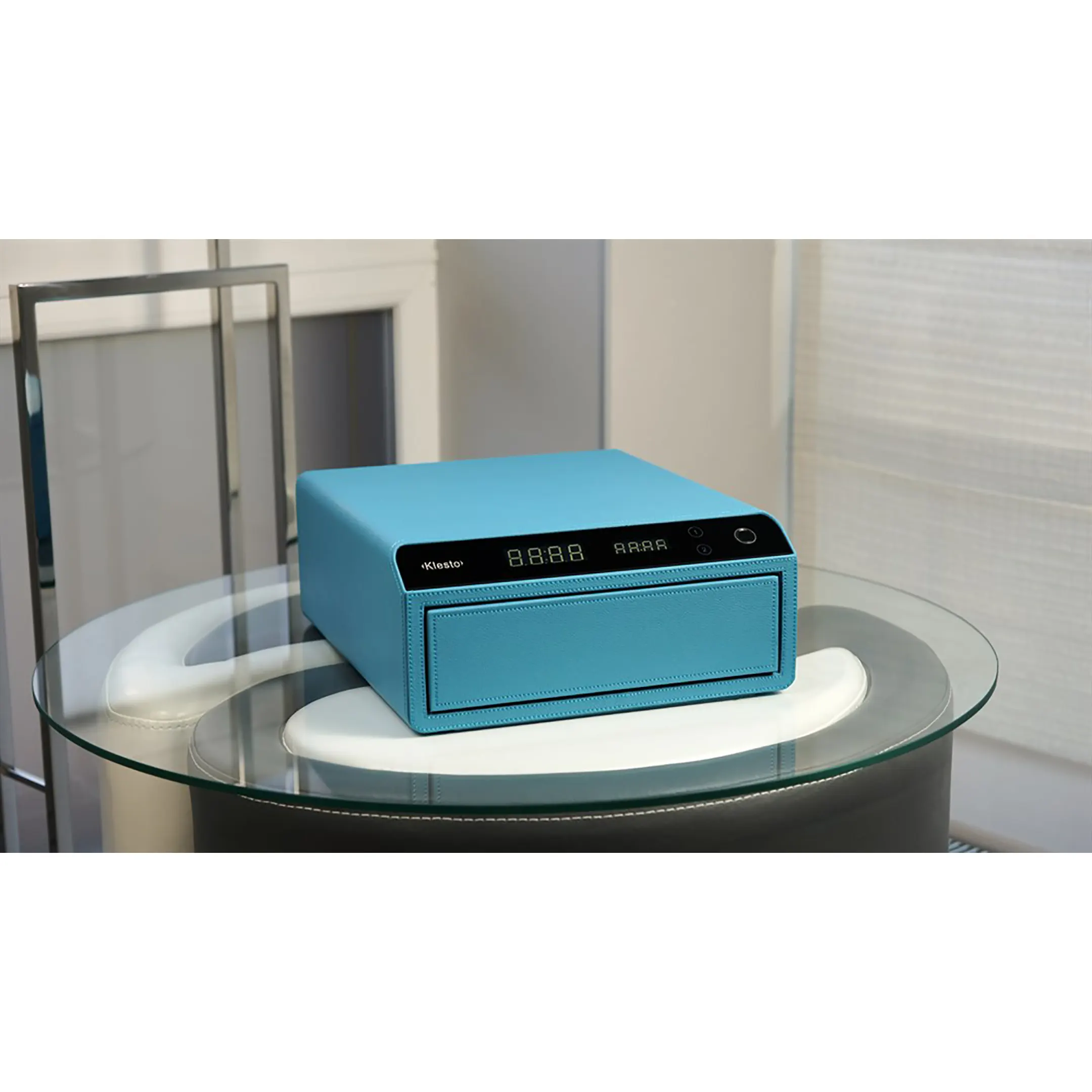 сейф мебельный klesto smart js1, цвет лазурный голубой