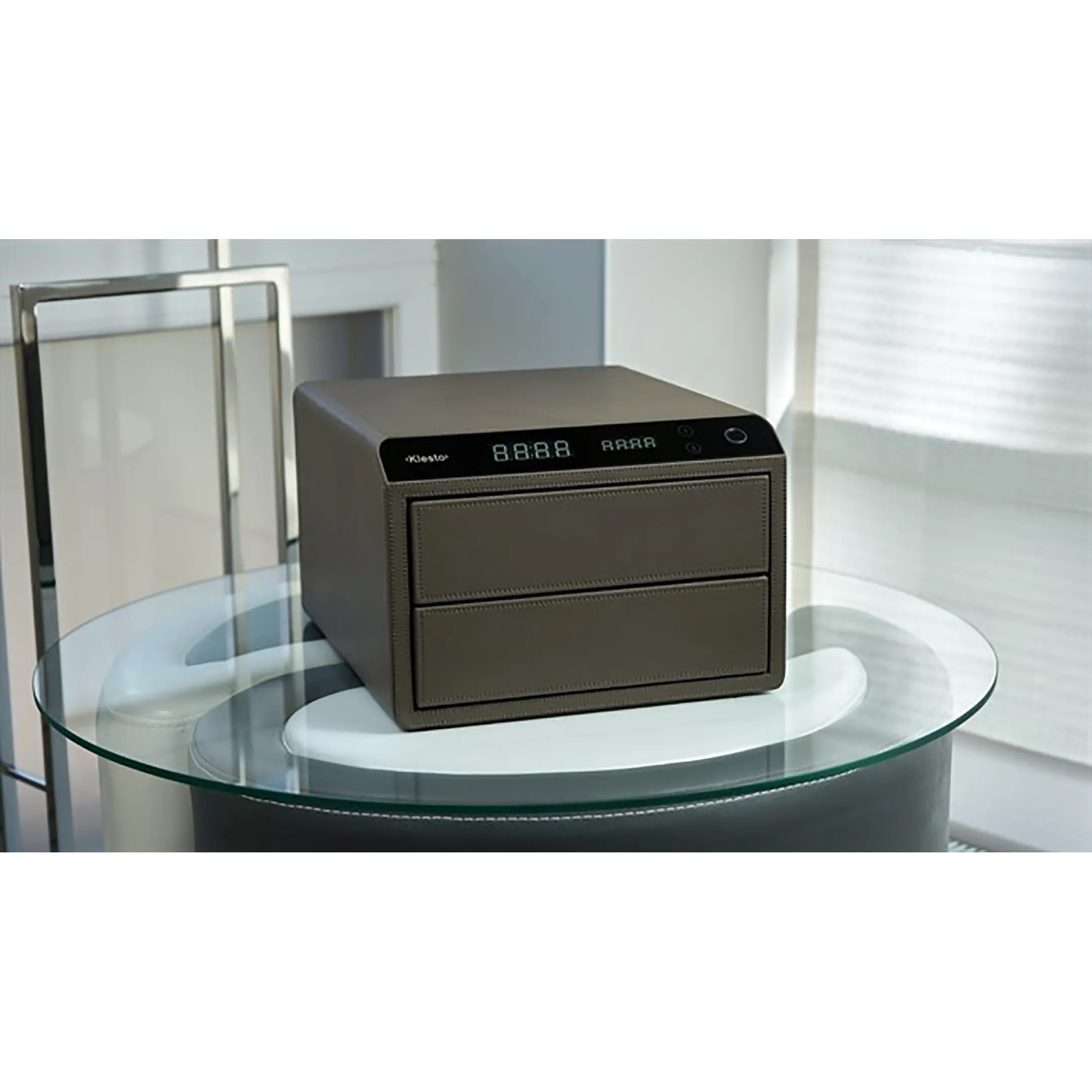 сейф мебельный klesto smart js2, цвет дымчатый серый