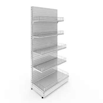 Пристенные торговые стеллажи