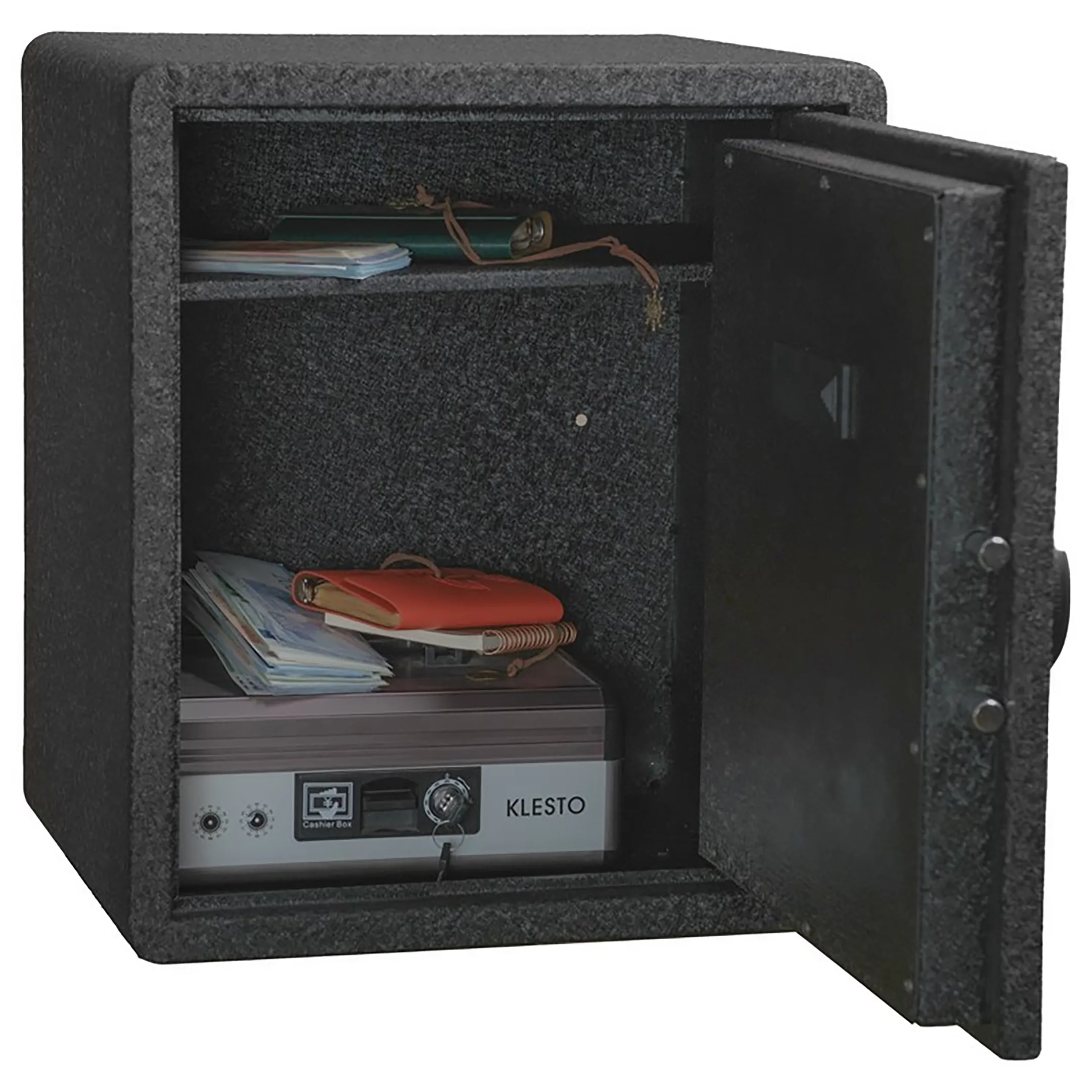 сейф с биометрическим замком klesto rs bio-50
