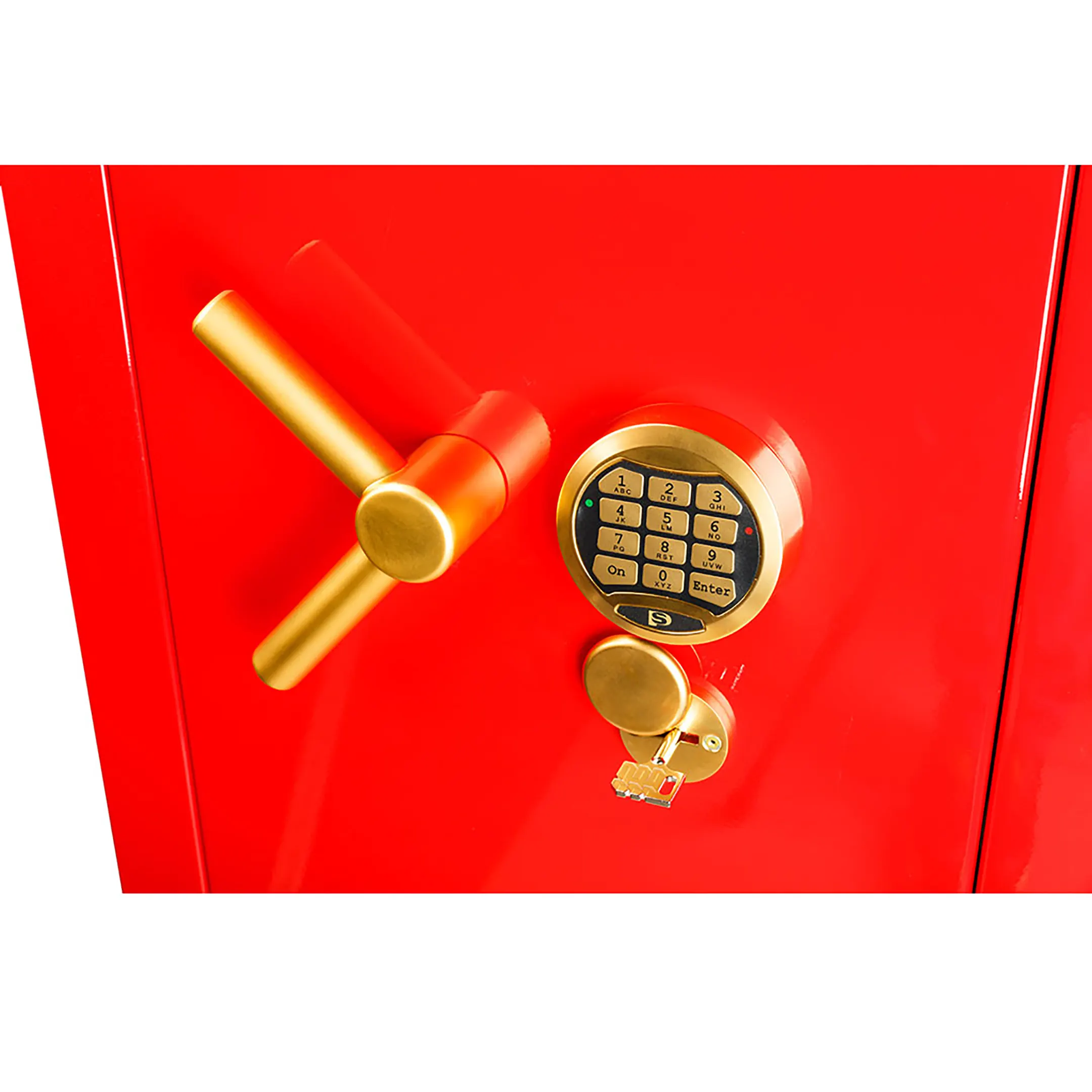 сейф valberg рубеж 99 el gold (красный)