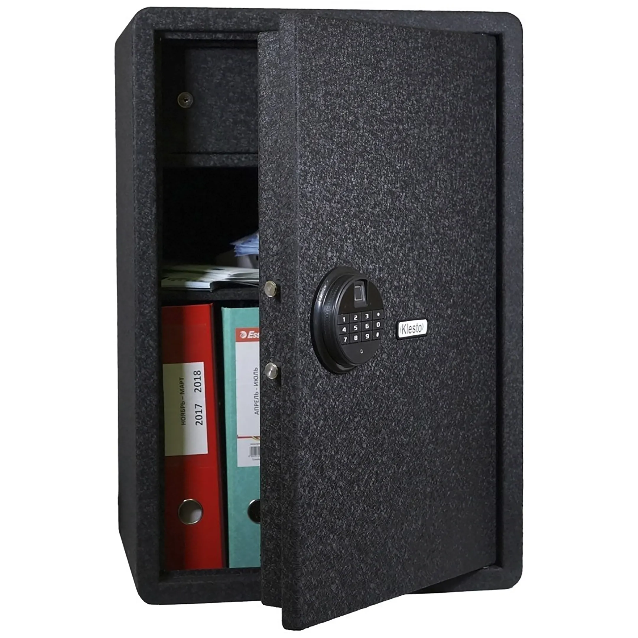 сейф с биометрическим замком klesto rs bio-65t